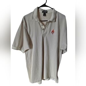 Men's Beige Polo Shirt
